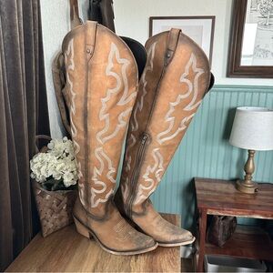 Wide Calf Over the Knee Liberty Black Boots